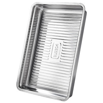 Processing and Customizing Stainless Steel Dumpling Box Kitchen Refrigerator Food Preservation Box Large Capacity Tray with Dust Cover on Behalf of