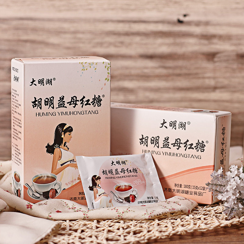 Daming Lake Yimu brown sugar girls brown sugar 180g independent packaging donkey-hide gelatin brown sugar Guangxi Yunnan sugar cane old brown sugar