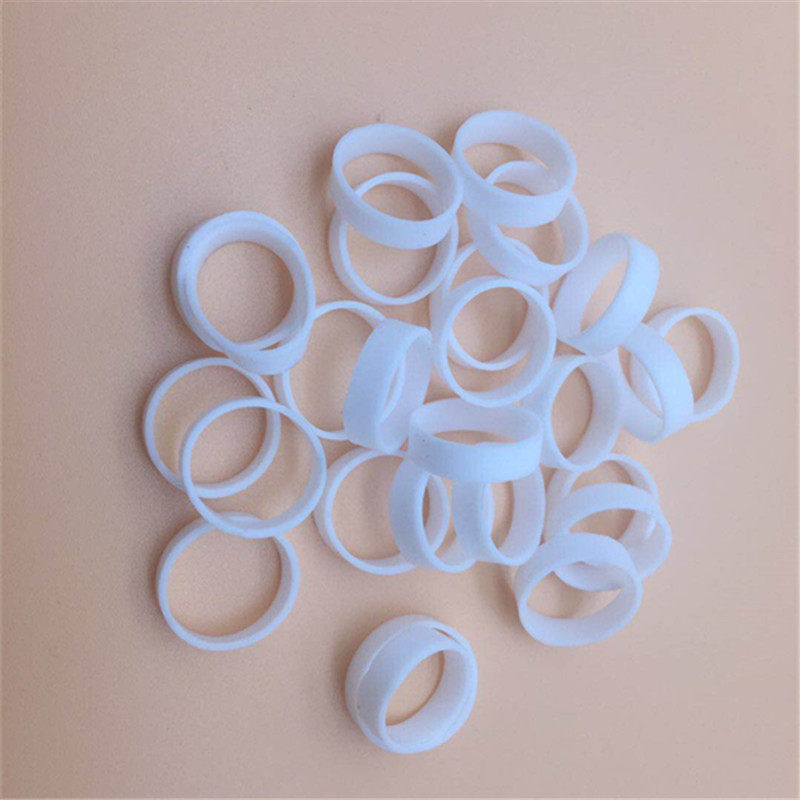 Outer diameter 12*5 * 1mm silicone ring ribbon data cable binding band rubber band Coil