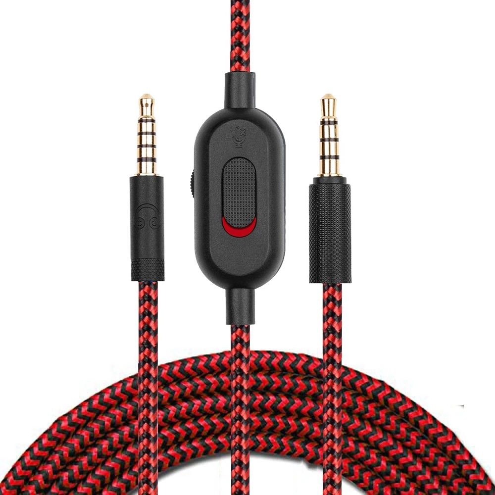 Strictly select and apply Logitech GPRO X G233 G433 game earphone cable tuning and recording cable 2M braided cable