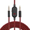 Strictly select and apply Logitech GPRO X G233 G433 game earphone cable tuning and recording cable 2M braided cable
