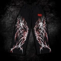 BD-Black + White and Red Floral