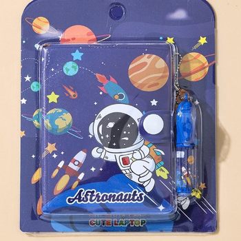 Children's Cartoon Cute small size Notebook Student Carry-on Pocket Portable Notepad with Pen Kindergarten Prize Book