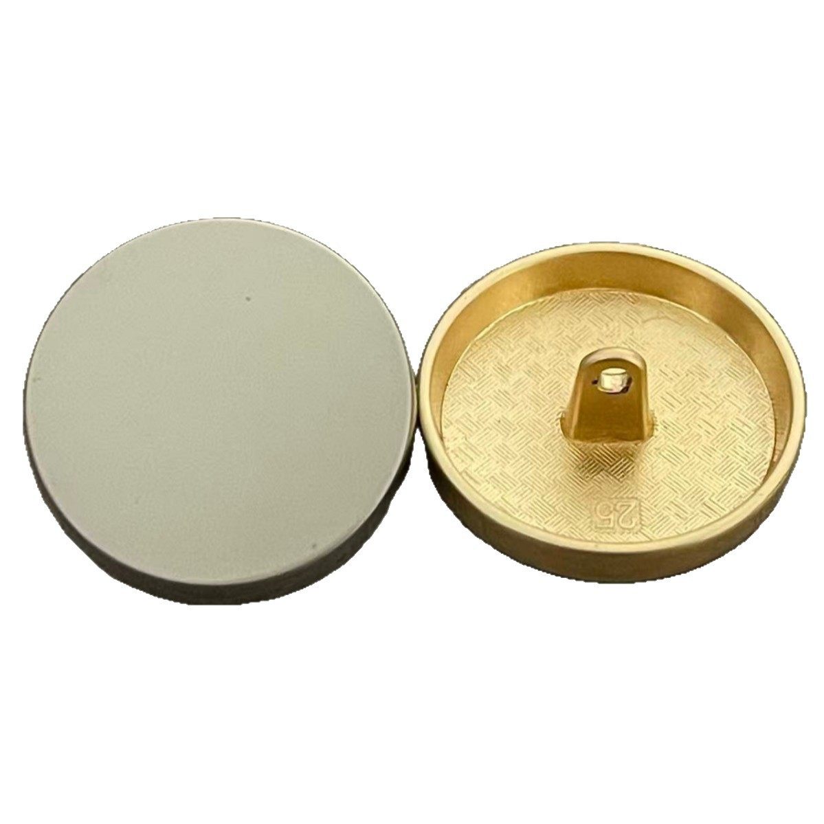 Metal Buttons, Flat High-End Hand-Stitched Buttons, Coat, Trench Coat, High-Neck Sweater, Cardigan Buttons, Exquisite Round Buttons