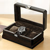 Watch Box Wooden Skylight Watch Box Wooden Jewelry Bracelet Bracelet Storage Box with Lock Watch Jewelry Display Box