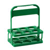 Preferred portable basket plastic KTV wine bottle rack portable six-pack folding beer box bar wine rack wholesale