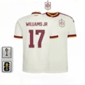Spain away jersey #17 with captain's armband