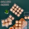 Disposable plastic egg holder with buckle and lid shockproof transparent Earth egg packing box factory direct free shipping