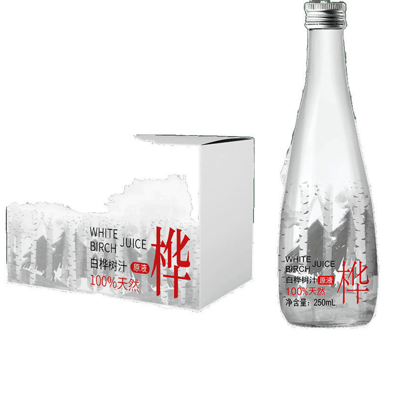White Birch Sap Original Liquid White Birch Sap Daxinganling Concentrated Drinking Juice Whole Box 250ml'*10 Bottles