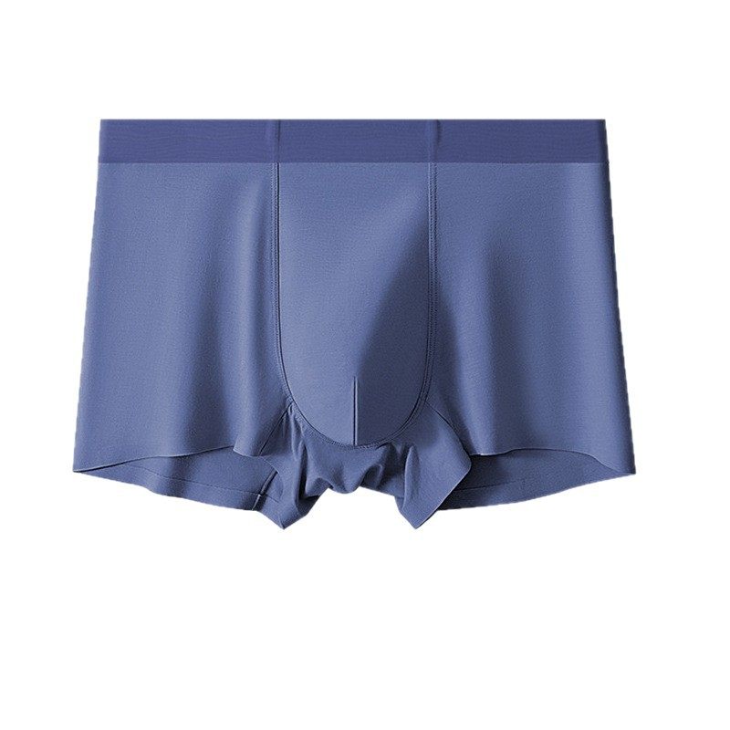 High-End 100-Count Lenzing Modal Men's Underwear Seamless 10A Silk Antibacterial Boxer Briefs Large Size Boxer Briefs