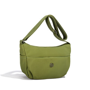 Women's Bag Crossbody Bag 2025 Summer New Lightweight Solid Color Nylon Cloth Women's Bag Urban Simple Shoulder Bag for Moms