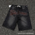 Full hot diamond denim shorts