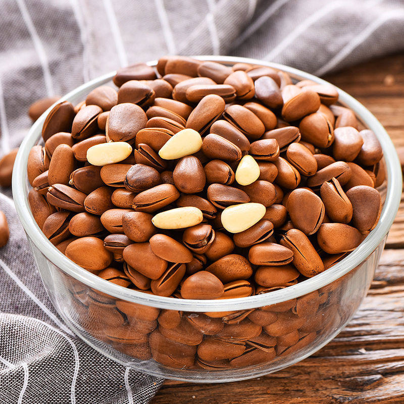 Large Grain Open Pine Nuts Premium Flagship Store Official 1.0kg Northeast Extra Large Hand-Peeled Wholesale Nuts Snack