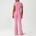 Pretty pink (short sleeves + bell bottoms)