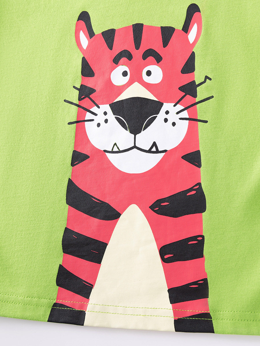 Style Boys' T-Shirt, Autumn Cartoon Baby Top, Long-Sleeve Cotton Tee Wholesale