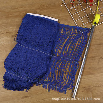 50cm European and American polyester encryption supple clothing clothing dance clothing spot row beard lace