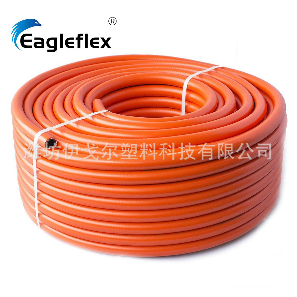 （Inner diameter 8mm, thickness 3mm,100M）Household gas pipe LPG gas hose thickened liquefied petroleum gas pipe gas stove hose