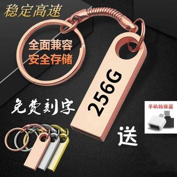 Mobile Phone and Computer Dual-Purpose USB Flash Drive 128g Large Capacity Type-C High-Speed Portable Office Car Gift USB Flash Drive Cross-Border