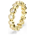 Diamond-covered gold ring size 6