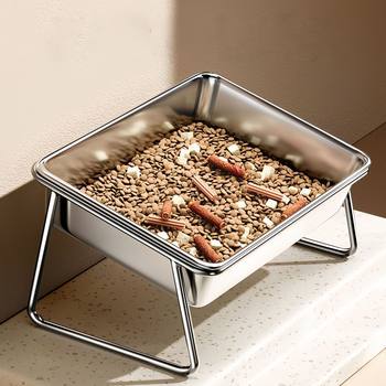 Stainless Steel Dog Bowl, Anti-Knock over Cat Bowl, Cat Food Bowl, Cat Eating Bowl, Drinking Bowl, Food Bowl, Dog Bowl, Pet Bowl