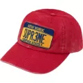 H034#Washed red