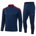 2405 royal blue with red collar