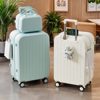Full-featured Luggage Case Women's 2025 New Style Small Fresh Suitcase Large Capacity Men's Trolley Case Student Password Box