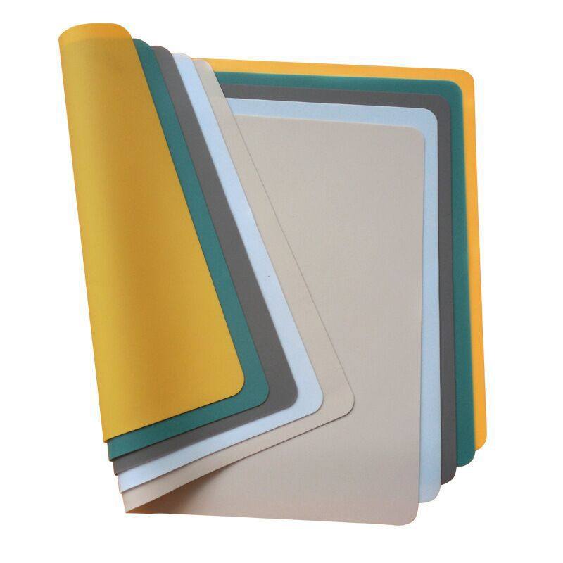 40*30 food grade temperature resistant children's Silicone Placemat baking heat insulation mat Western placemat student computer table mat