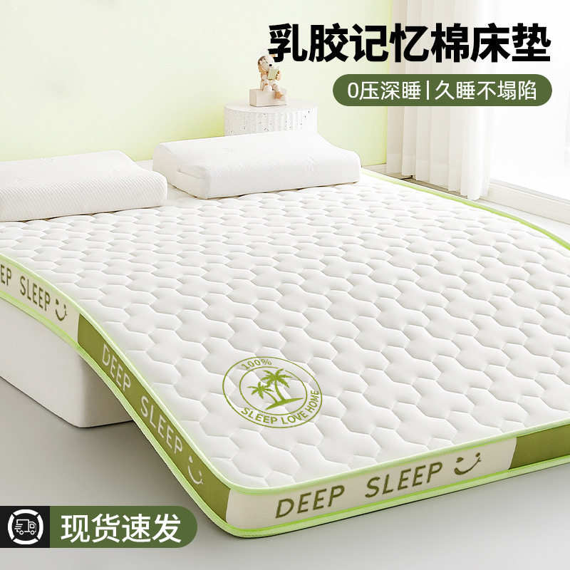 Latex Memory Foam Mattress Cover Home Cushion Bedroom Dormitory Student Single and Double Tatami Sponge Mat