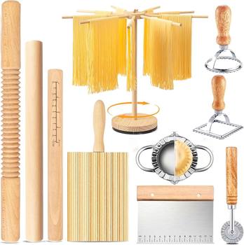 Cross-Border Hot-Selling Noodle Board, Millet Noodle Fish Tool, Rolling Pin, Pasta, Italian Washboard, Spiral Pasta DIY Board