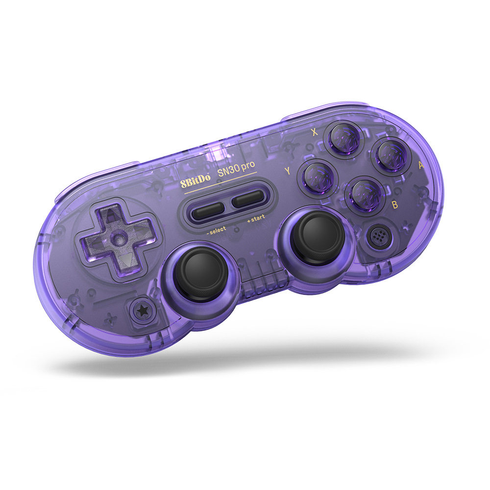 8Slotdo Eight-Slot Hall Sn30Pro Bluetooth Wireless Game Controller Transparent Computer Steam Android Ns