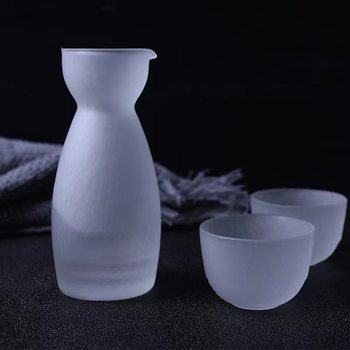 Japanese White Wine Cup, Fruit Wine, Pubic Sake Pot Set, Wine Warmer, Hot Glass Bucket, Wine Cup, Wine Set, Household Wholesale