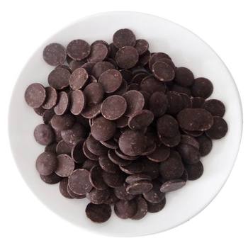 Imported French Cocoa Chocolate Raw Materials White Chocolate Hand-Baked Cake Chocolate Beans Resistant to High Temperature Baking
