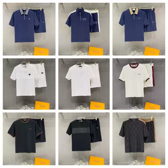 High-Quality Authentic New 2026 European and American Summer Trendy Fashion Casual Short-Sleeve Set, Premium Version