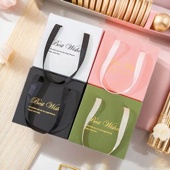 Portable Drawer Box Ring Earrings Necklace Bracelet Jewelry Packaging Box Gift Storage Pull-out Jewelry Box