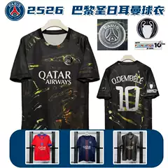 2526 Paris Saint-Germain Dark Night Edition Jersey Champions League Jersey Dembélé Doué Fan Edition Football Uniform Wholesale