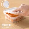 Refrigerator Frozen Meat Preservation Box Kitchen Food Preparation Packaging Resistant to Freezing Plastic Box Rectangular Food Grade Storage Sealed Box