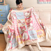 Hello Kitty Office Nap Blanket for Girls Hello Kitty Shawl Air Conditioning Blanket Sofa Nap Blanket Small Blanket