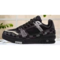 Donkey brand black and gray plaid