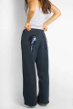 Navy blue fleece sweatpants