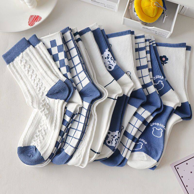 女性用ソックス【ブルーアニメ】