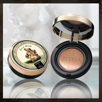 Zeesea Nourishing Angel Cupid Air Cushion Bb Cream Women's Moisturizing Isolating Concealer Long-Lasting Cc Cream Liquid Foundation Genuine