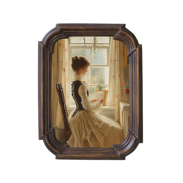 American style retro model room hallway background wall hanging frame resin photo frame combination Photo Wall