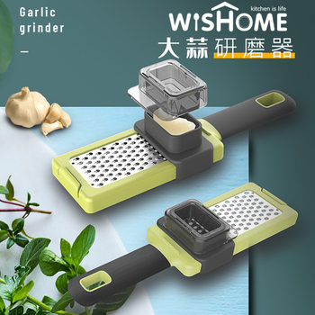 Creative Garlic Press, Garlic Masher, Manual Garlic Crusher, Garlic Paste Grinder, Kitchen Garlic Grinder, Multifunctional Vegetable Cutter, Garlic Peeler