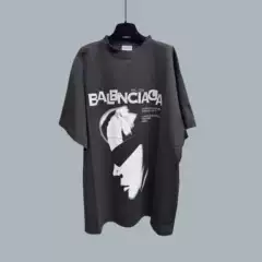 【In-Stock Instant Shipping】Authentic High-Quality Version 26Ss New Paris B Brand Digital Direct Print Unisex Loose-Fit T-Shirt