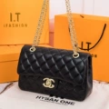 Black large size + light gold pure chain