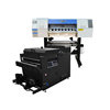 White ink hot stamping printer powder shaking machine double head clothing vest T-shirt DTF digital drying all-in-one printing machine