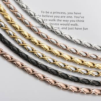 European and American Cross-border Hot Selling Fashion Magnet Magnetic Therapy Bracelet Adjustable Personality Creative Couple Bracelet