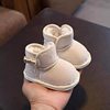 Baby 0-1 year old snow boots autumn and winter baby men and women warm thick toddler shoes fleece-lined 0-6-13 months non-slip