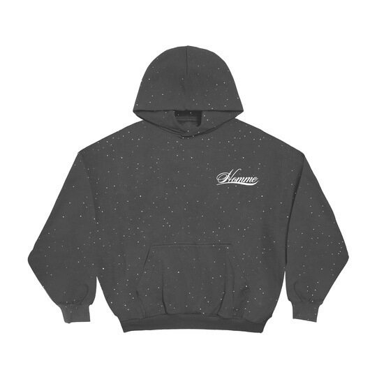 Unisex Starry Sky Graphic Sweatshirt Set Trendy Rhinestone Letter Design Fall Winter Fashion Wholesale Available